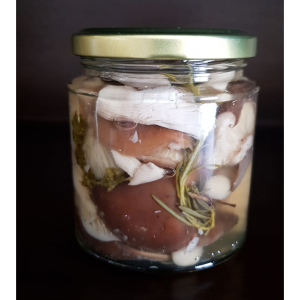 Frasco de Hongos en Salmuera